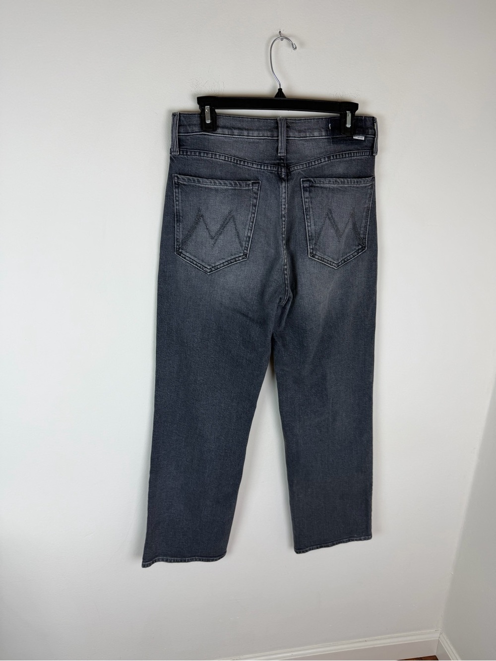 MOTHER Superior The Rambler Zip Flood Jeans Size 30 Straight Leg in Outta Sight - Picture 7 of 10